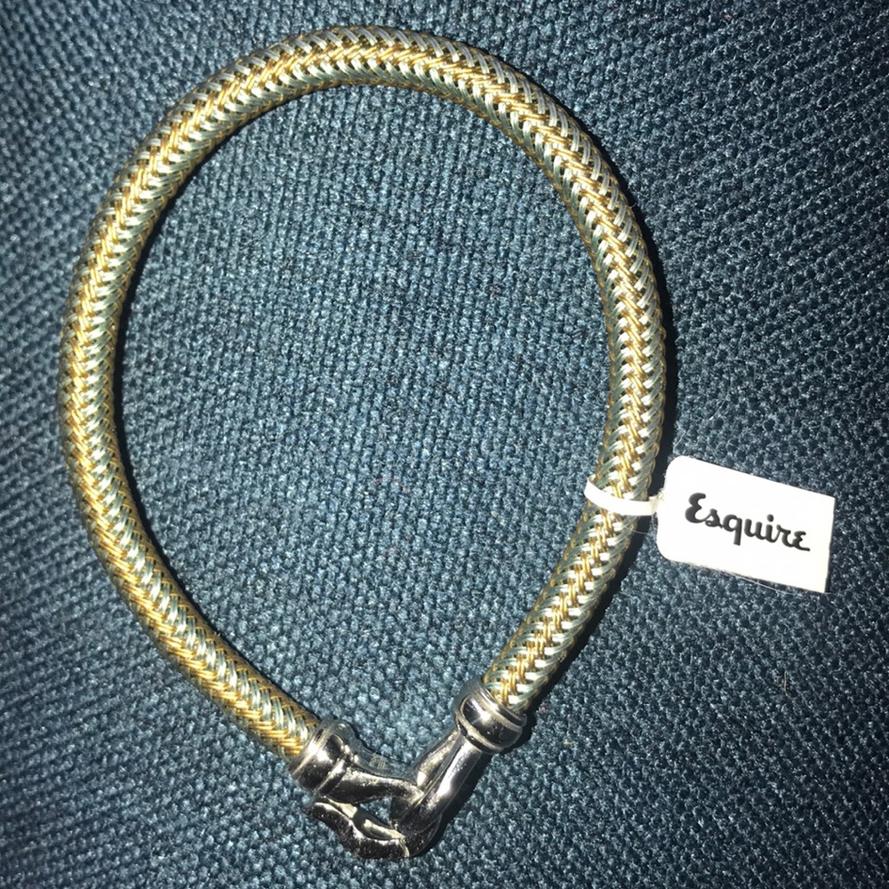 Esquire mens stainless steel bracelet